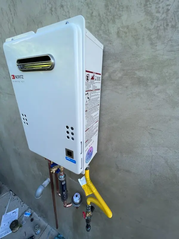 Tankless water heater installation for Speedway homes
